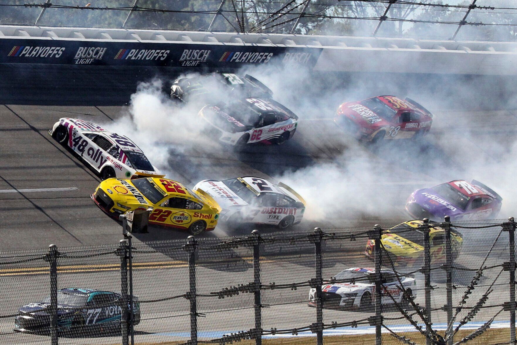 APTOPIX NASCAR Talladega Auto Racing
